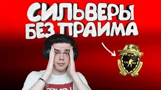 СИЛЬВЕРЫ БЕЗ ПРАЙМА В CS:GO