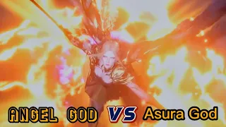 Angel God Vs Asura God 💥🔥| Who Will Win ✨😍| #angel #seagod #soulland #tangsan #anime #donghua