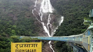 DUDHSAGAR WATERFALL :A JOURNEY THROUGH BRAGANZA GHAT