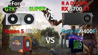 RTX 2070 Super vs RX 5700 XT | Rzyen 5 3600 vs Intel 9400F - Test in 9 Games | 1080p and 1440p