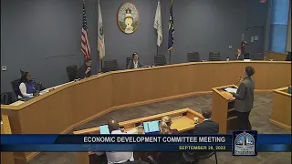 Economic Development Committee Meeting 9-28-2022