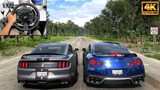 Ford Shelby GT350R & Nissan GT-R R35 | Forza Horizon 5 | Thrustmaster T300RS gameplay