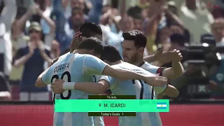 PES World Cup 2018 Nigeria vs Argentina Full Match