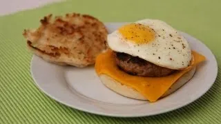 Sausage Egg & Cheese Breakfast Sandwich Recipe - Laura Vitale - Laura in the Kitchen Episode 440