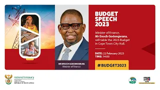 Minister Enoch Godongwana presents the 2023 Budget Speech