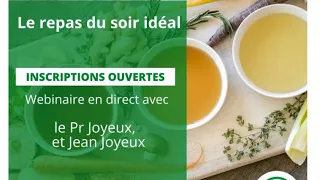 Webinaire: Le repas du soir idéal