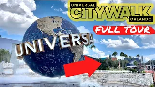 City Walk FULL TOUR At Universal Studios Orlando