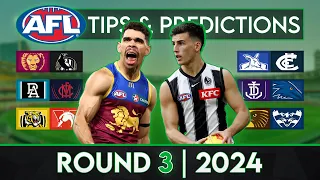 AFL Round 3, 2024 - Tips & Predictions