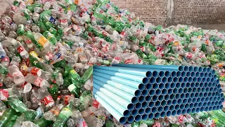 Recycling Millions of Waste Beverages Bottles to Make Quality PVC Pipes | How to Make PVC Pipes