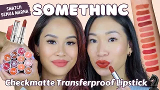 SOMETHINC Checkmatte Trasferproof Lipstick | REVIEW & SWATCH SEMUA WARNA