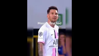 Messi, s first bad luck in PSG