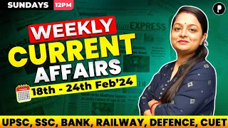 Weekly Current Affairs 2024 | February 2024 Week 4 | Parcham Classes Current Affairs #Parcham