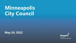 May 26, 2022 City Council