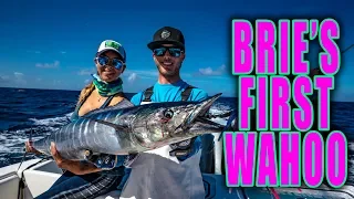 Brie HAND CRANKS Her FIRST WAHOO!!