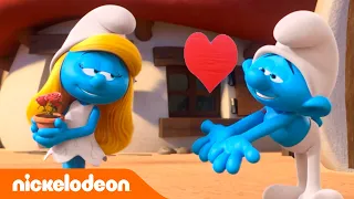 I Puffi | Puffo Forzuto Ha Una Cotta! | Nickelodeon Italia