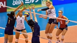 FIVB 2015 World Grand Prix Highlights - USA vs China (Women's Volleyball Highlights)