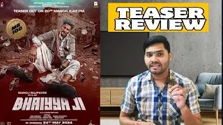 Bhaiyya Ji (Teaser) Review | Manoj Bajpayee | Apoorv Singh Karki | BSL, SSO, ASL | #MB100