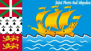 French Overseas Territories Flags Animation