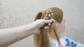 3 BEAUTIFUL and QUICK HAIRSTYLES FOR MEDIUM AND LONG HAIR