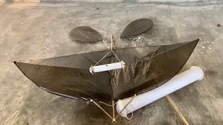 Simple Making Flute kite From Bohlam LED, membuat Seruling Layangan Vietnam
