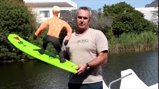 Bro rc Surfer - 36" float'er model - flat water test.