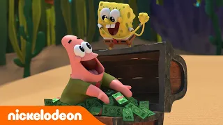 Kamp Koral | Bob l'éponge et Patrick sont MÉGA riches ! | Nickelodeon France