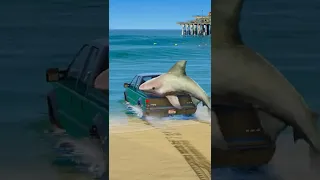 GTA V: DYING SHARK ASKS MICHAEL FOR HELP 😱| #shorts