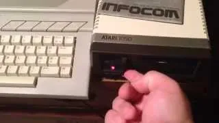 Testing Atari stuff from eBay 130XE 1050 disk drive
