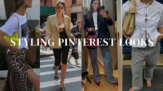 RECREATING PINTEREST LOOKS | Spring 2024 | Casual Outfit Ideas