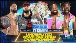 New Day vs The Usos (Undisputed WWE Tag team Championship Full Match) Part 2- Smackdown Nov 11 2022
