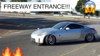 DRIFTING ON RAMPS AND STREETS IN MY 350z