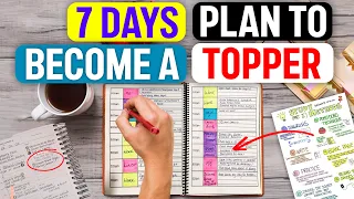 Average to Topper in Next 7 Days🔥| Secret Tips of Every Topper| TOPPERS Timetable