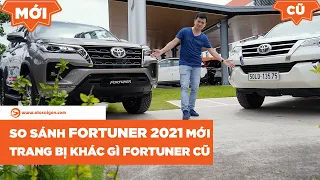 So sánh Fortuner 2021 trang bị gì so phiên bản cũ? | Otosaigon