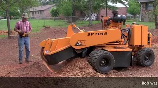 SP7015 Stump Cutter operated by Bob Miller | J.P. Carlton