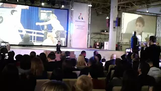 Выступление  Данила Плужникова на открытии чемпионата среди людей с инвалидностью "Абилимпикс"
