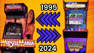 I Recreated The Classic WWF Wrestlemania Arcade Cabinet in 2024 From An Arcade1up !