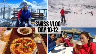 👰🤵 SWITZERLAND DAY 10-12 🎿 First Time Skiing in Zermatt for Beginners ⛷️ Gornergrat Railway