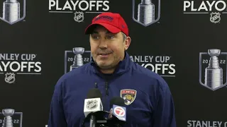 Florida Panthers Playoffs: Andrew Brunette, Practice