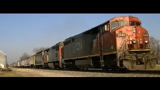 Trains of the Midwest with CN and railroad radio!