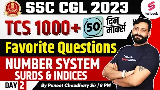 SSC CGL 2023 | Number System | Surds and Indices | Previous Questions By Puneet Chaudhary Sir