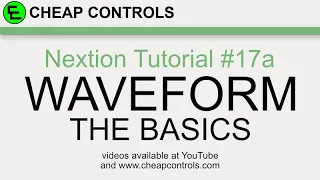 #105 Nextion Display - basics of the waveform part 1 - Nextion Tutorial