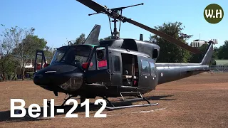 Bell 212  Royal Thai Army หมายเลข 35091 Startup & Takeoff #bell212