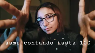 ASMR ESPAÑOL contando hasta 100 + visuales + mouth sounds + sonidos / PARTE 2