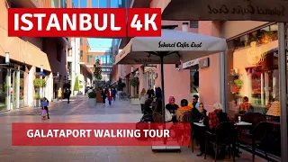 Istanbul 2022 Galataport Walking Tour 21 Feb|4k UHD 60fps