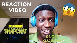 Reaction video / Ruger - Snapchat