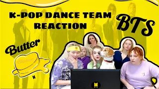 BTS (방탄소년단) 'Butter' MV REACTION | K-POP COVER DANCE TEAM REACT (eng sub)