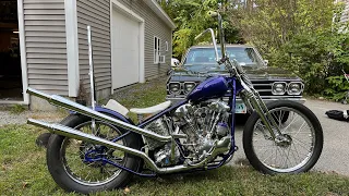 1939 harley knucklehead chopper