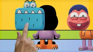 Cartoon Silhouette game 🎮 | cartoons | fot kids  | puzzle | bigfoots