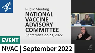 NVAC | September 2022 | Opening, Confidence Update/Vote, and Polio Panel