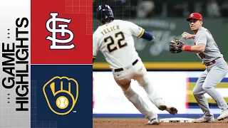 Cardinals vs. Brewers Game Highlights (9/28/23) | MLB Highlights